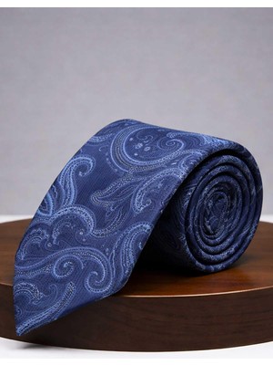 Kravatkolik Mavi - Lacivert Şal Kravat