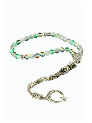 Renklime Kuvars Neon Doğaltaş Tesbih 6 mm