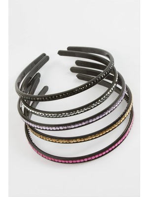 Renklime Taşlı Plastik Taç