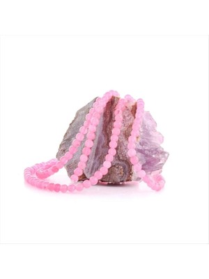 Renklime 4 mm Pembe Kuars Taşı