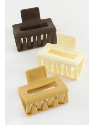 Renklime Dikdörtgen Renkli Mandal Toka 6 cm