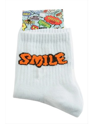 Renklime Gülümsemek Kolej Çorap 8*28