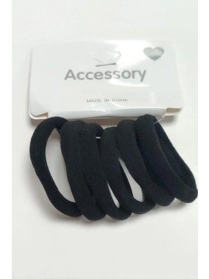 Renklime 6 Adet Siyah Renkli Havlu Toka 4,5 cm