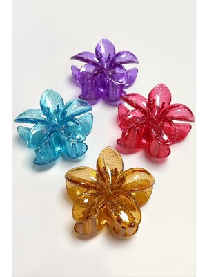 Renklime Simli Lotus Toka 8 cm