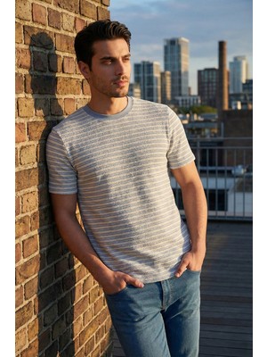 Buratti Pamuklu Regular Fit Bisiklet Yaka T Shirt Erkek T Shirt 5904027