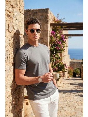 Buratti Pamuklu Regular Fit Bisiklet Yaka T Shirt Erkek T Shirt 5904063