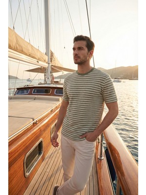 Buratti Pamuklu Regular Fit Bisiklet Yaka T Shirt Erkek T Shirt 5904027