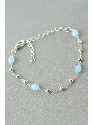 Renklime Oval Kristal Taşlı Bileklik