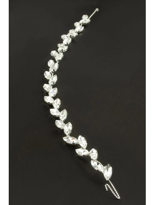 Renklime Zikzak Taşlı Eğilebilir Saç Aksesuarı