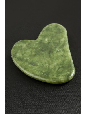 Renklime Yeşim Doğaltaş Kalp Yüz Masaj Aleti