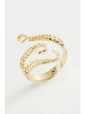 Renklime Yılan Metal Yüzük