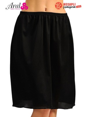 Anıl Premium Kadın Diz Altı Uzun Jüpon Elbise Astar Etek ve Elbiselerin Iç Göstermesini Engeller