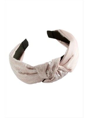 Renklime Fiyong Pullu Desenli Taç