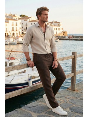 Buratti Regular Fit Normal Bel Düz Paça Pantolon Erkek Pantolon 6689255