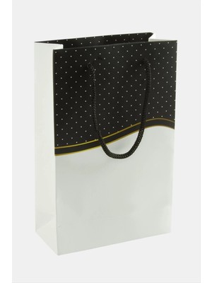 Renklime 11*17 Benekli Ipli Karton Çanta 1 Adet