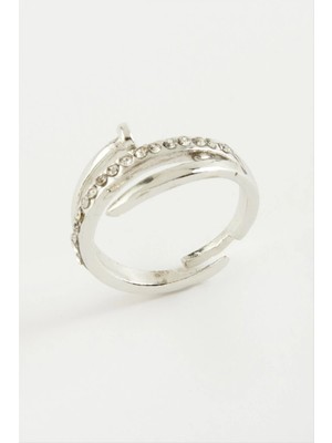 Renklime Çivi Taşlı Yüzük