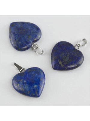 Renklime Lapis Kalpli Doğaltaş Kolye Ucu