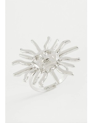 Renklime Güneş Metal Yüzük