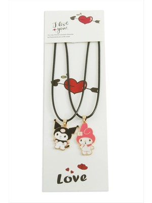 Renklime Çzgflm Karakteri Arkadaşlık Kolyesi (Çift Kolye)