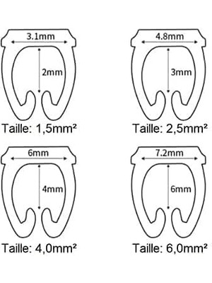 Skygo 100’LÜ Renkli Kablo Etiketi Seti – 6mm Plastik, 10 Renk, Yeniden Kullanılabilir Kordon Etiketi, Fiber Optik ve Elektrik Kabloları Için Kablo Düzenleyici Etiket Klipsleri