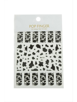 Renklime Leke Desenli Tattoo Dövme Sticker