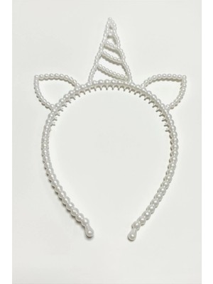 Renklime Unicn Kulaklı Plasik Çocuk Taç