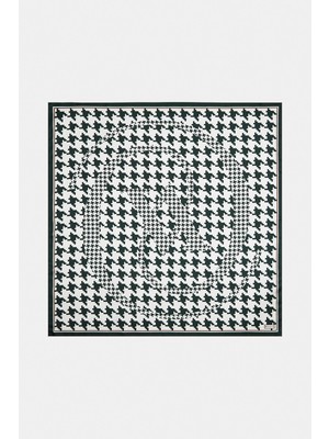 Vakko Twill Ipek Eşarp - 27263 - Koyu Zümrüt