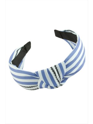 Renklime Çizgi Desenli Fiyong Taç