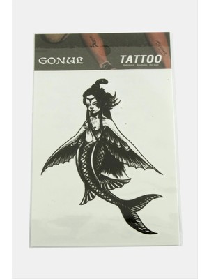 Renklime Deniz Kızı Tattoo Dövme Sticker