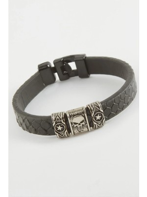 Renklime Kuru Kafa Kaliteli Suni Deri Bileklik