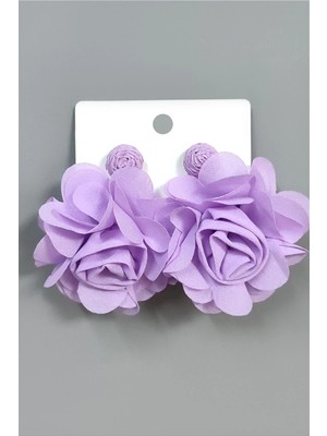 Renklime Gül Zr Model Küpe