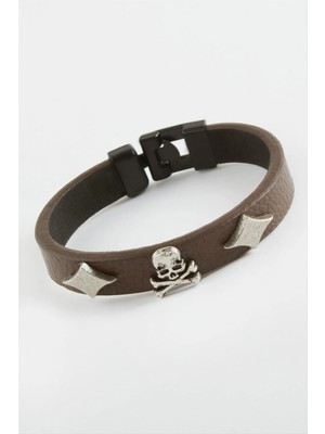 Renklime Kuru Kafa Kaliteli Suni Deri Bileklik