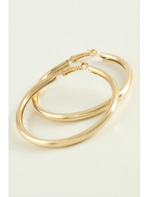 Renklime Boru Halka Küpe 5,5 cm