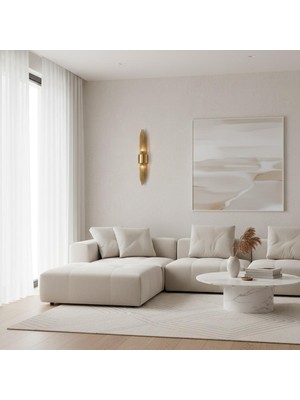 Elizim Home Lighting Elara Ledli Gold Pilli Aplik