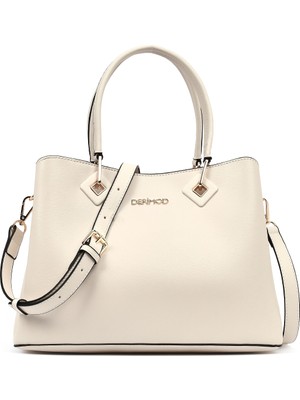 Derimod Kadın Krem Uzun Askılı Kol Çantası 26PBD280518