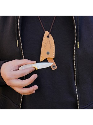Köse Mehmet Kolye Model 12 cm - Geyik Boynuzu Sap