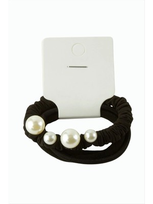 Renklime Inci Boncuk Lastik Toka 3 Adet