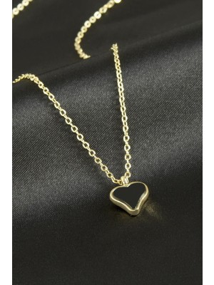 Renklime Kalp Polyester Kolye