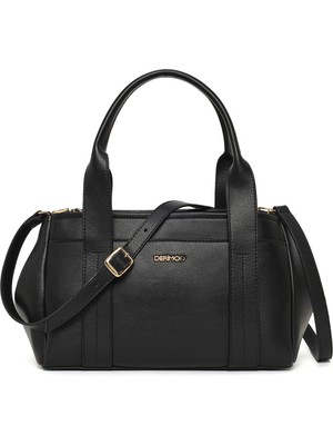 Derimod Kadın Siyah Uzun Askılı Omuz Çantası 26PBD200118