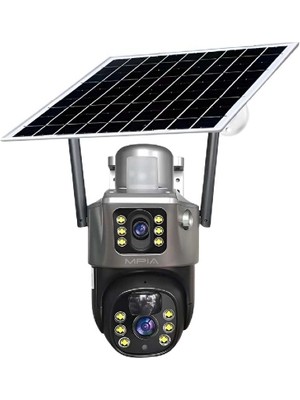 Ecoport 3 Mp + 3 Mp Çift Lens Solar Tf Kart Girişli 4g Kamera