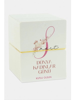 Renklime Dünya Kadınlar Günü Bileklik Kartı