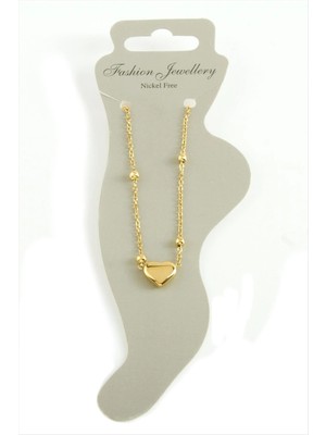 Renklime Kalp Lüks Çelik Halhal