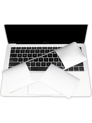 Skygo Pro Laptop Kaplama 13 Inç M1-M2, Koruyucu Touchpad Trackpad A2251 A2289 A2338 ile Uyumlu Gümüş