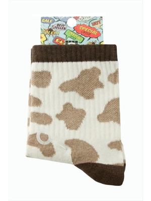 Renklime Benekli Kolej Çorap 8*28