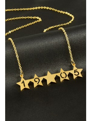 Renklime 1905 Beş Yıldızlı Taraftar Kolye