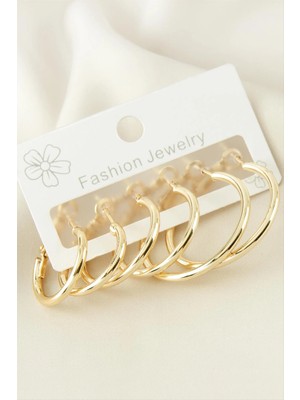 Renklime Boru Halka Küpe 6 Adet