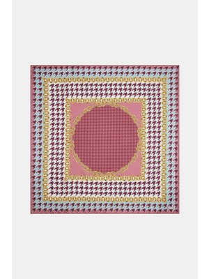 Vakko Twill Ipek Eşarp - 36259 - Pembe