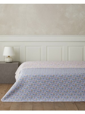 English Home Lumira Fiorito  Tek Kişilik Çok Amaçlı Örtü 160X220 cm Açık Mavi
