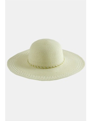 Renklime Örgülü Hasır Şapka