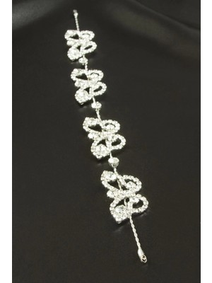 Renklime Kelebek Taşlı Saç Aksesuarı